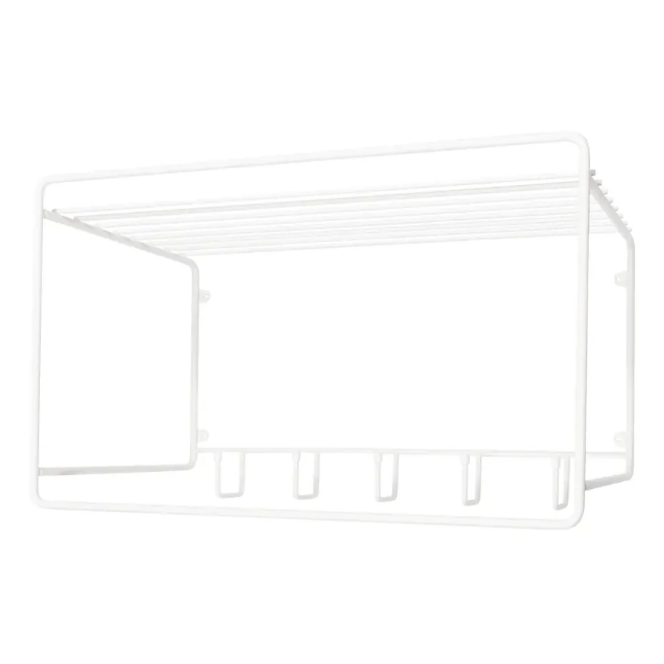 Etagère à chapeaux Uptown, Blanc