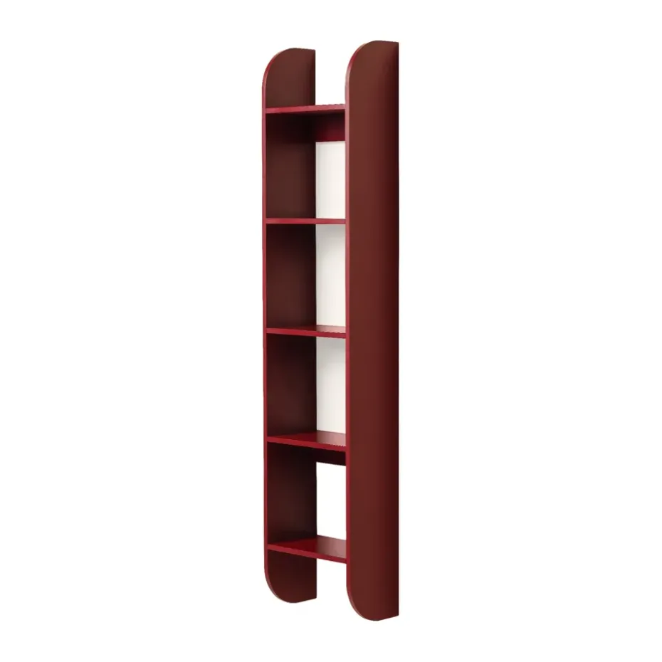 Etagère murale Flaneaur 27x128 cm, Burgundy