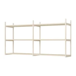 Etagère murale Portal 158 cm, Off-white