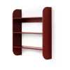 Etagère murale Strapats 62x73,6 cm, Burgundy