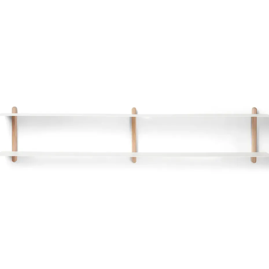 Etagère Nivo C, Chêne clair-blanc