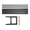 Extension de banc Nostalgi 100 cm, Noir