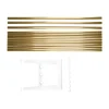 Extension de banc Nostalgi 100 cm, Laiton-blanc
