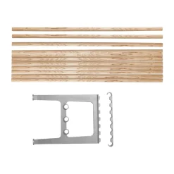 Extension de banc Nostalgi 100 cm, Frêne-aluminium