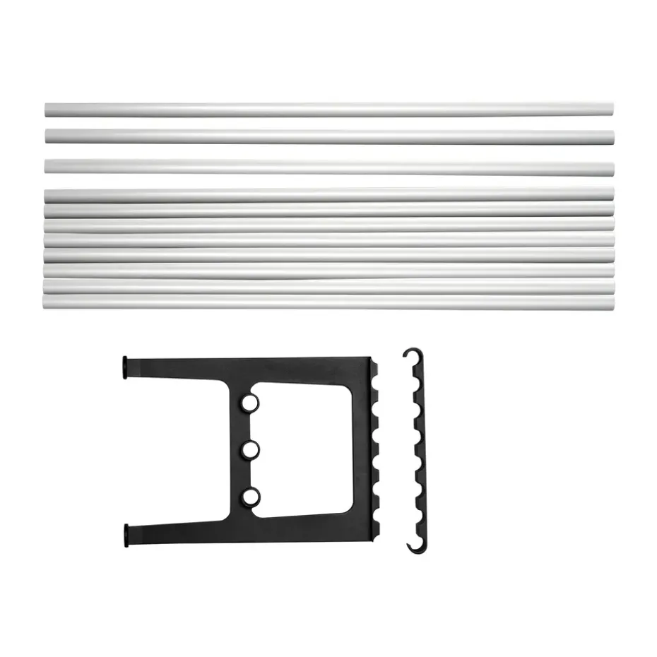 Extension de banc Nostalgi 100 cm, Aluminium-noir