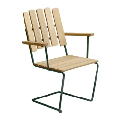 Fauteuil A2, Pin huilé-vert