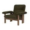 Fauteuil Brasilia, Walnut-Cabanon soft