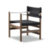 Fauteuil Canvas 21, Canvas noir-chêne huilé