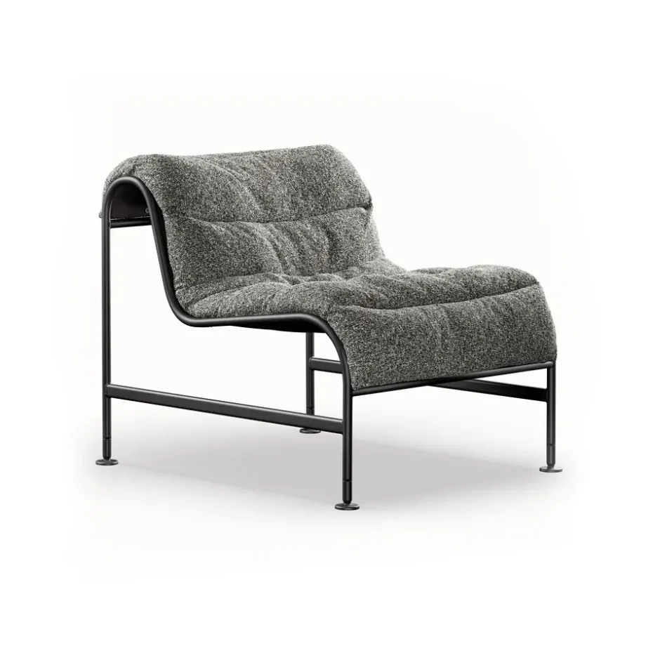 Fauteuil Cinema, Zero Noir - base matte noire