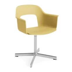 Fauteuil de bureau Layout Armchair 231, Biscotti aluminium poli base pivotante 4 étoiles