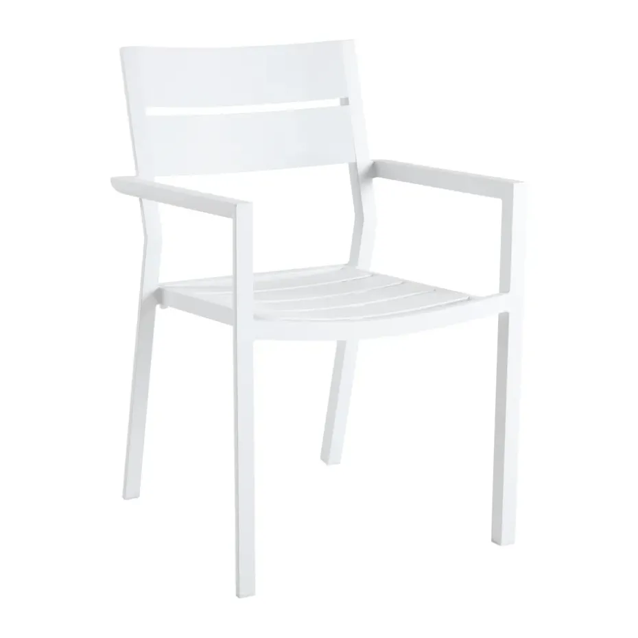 Fauteuil Delia, Blanc