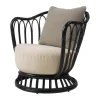 Fauteuil d'extérieur Grace, Lorkey Limonta 41-43-black