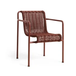 Fauteuil Dining Palissade Cord HAY, Iron red