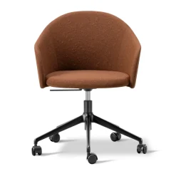 Fauteuil Gomo Armchair pivotant à 5 branches, Myr 362-noir
