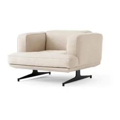 Fauteuil Inland AV21, Argile 0011-noir chaud
