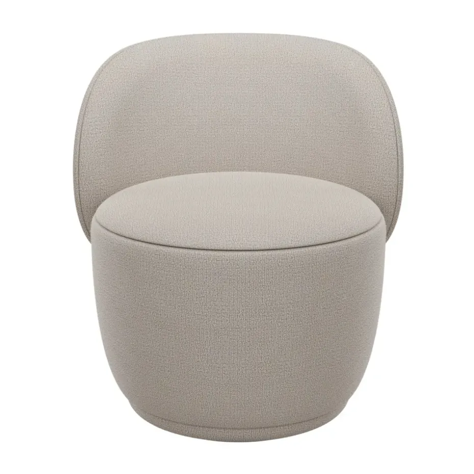 Fauteuil Kuon avec fonction pivotante, Socia désert