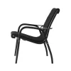 Fauteuil Laminett, Peau de mouton black-hêtre lasuré noir