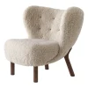 Fauteuil Little Petra VB1, Noyer-Moonlight