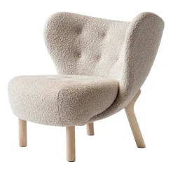 Fauteuil Little Petra VB1, Chêne huilé blanc Karakorum