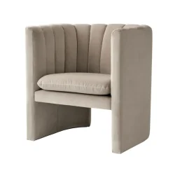 Fauteuil Loafer SC23 f, tissu Ritz ivory