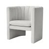 Fauteuil Loafer SC23 f, tissu karakorum ivory