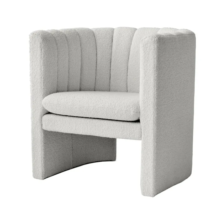 Fauteuil Loafer SC23 f, tissu karakorum ivory