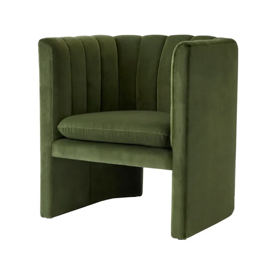 Fauteuil Loafer SC23 f, tissu Ritz pine