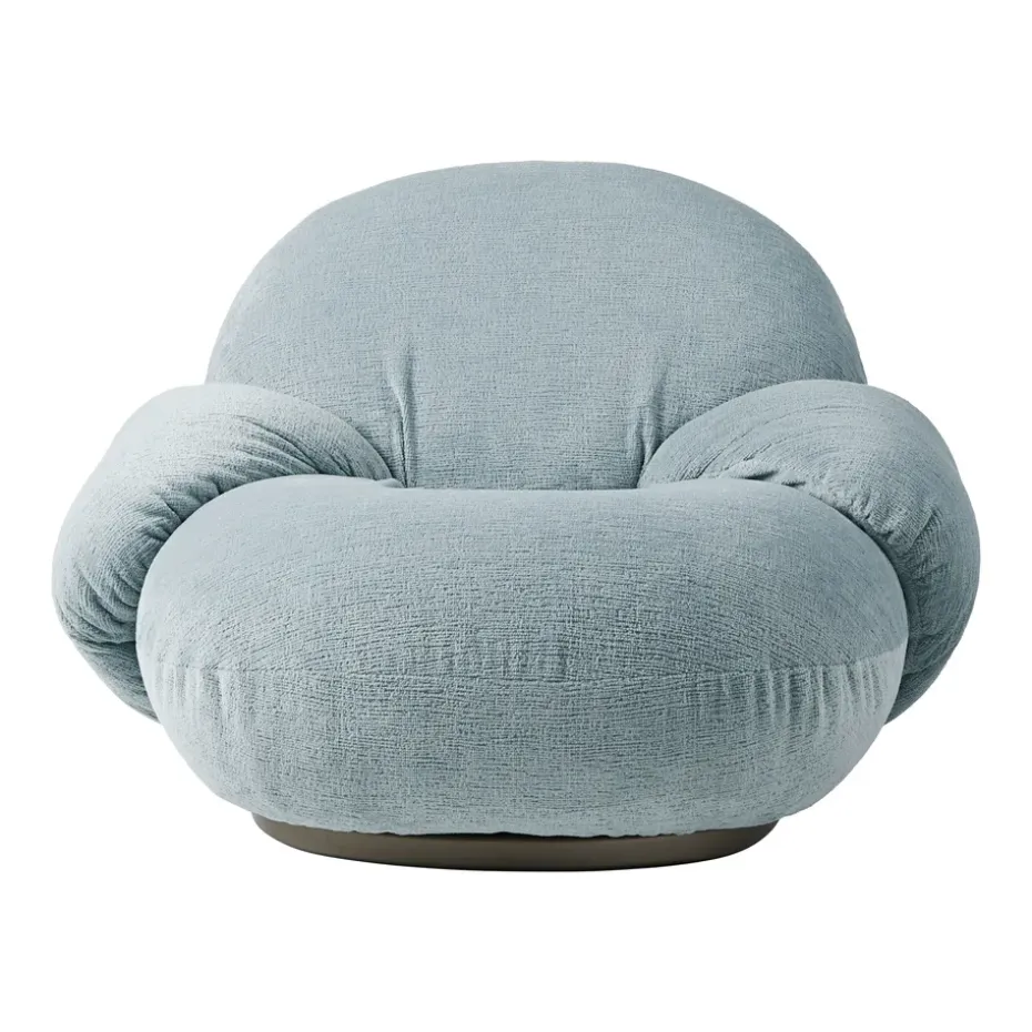 Fauteuil lounge avec accoudoirs Pacha, Mumble 10-pearl gold