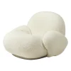 Fauteuil lounge avec accoudoirs Pacha, Karakorum 001-pearl gold