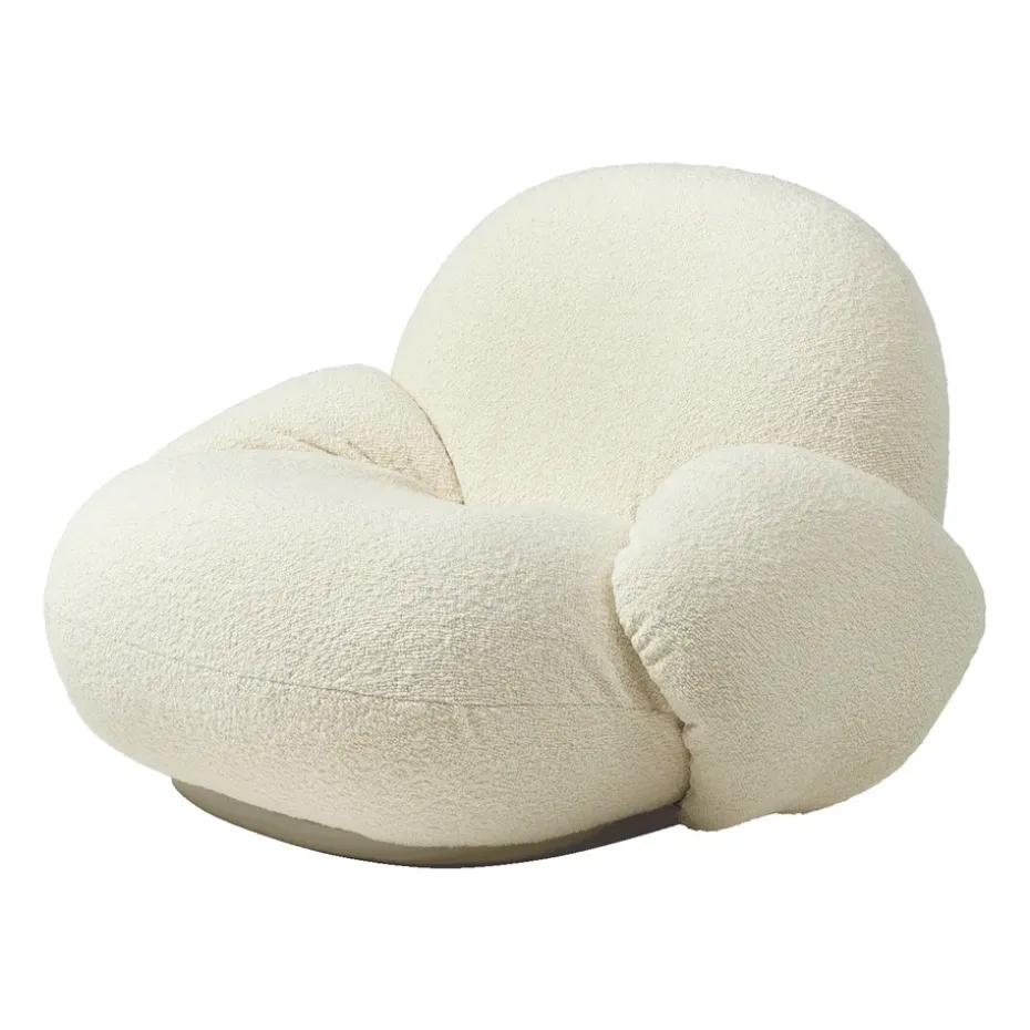Fauteuil lounge avec accoudoirs Pacha, Karakorum 001-pearl gold
