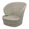 Fauteuil lounge Coast swivel, Sand (Flat Weave)