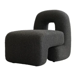 Fauteuil lounge Daiku, Deep taupe