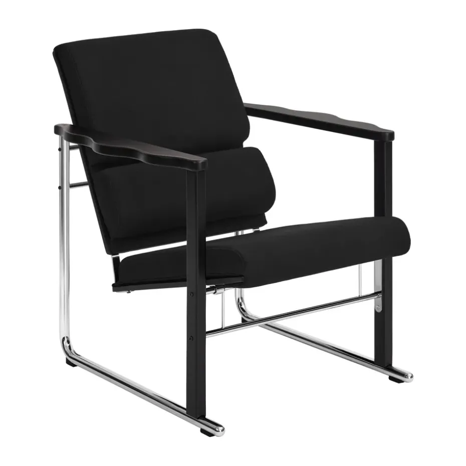 Fauteuil lounge Experiment 502, Black-black