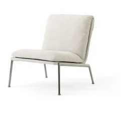 Fauteuil lounge Muno LN18, Dark chrome-Cifrado 0221