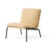 Fauteuil lounge Muno LN18, Warm black-Clay 0007