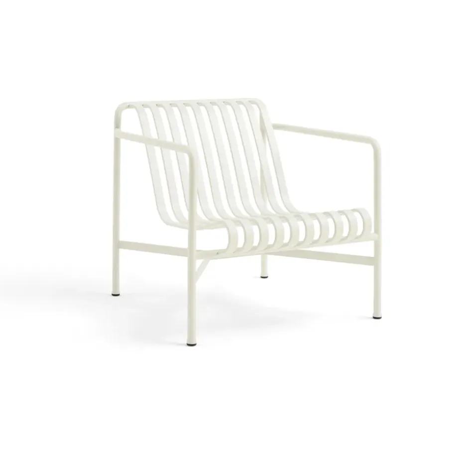 Fauteuil Lounge Palissade Low, Cream white