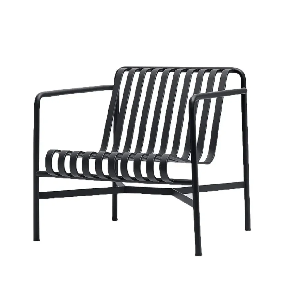 Fauteuil Lounge Palissade Low, Anthracite