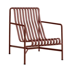 Fauteuil lounge Palissade High, Iron red