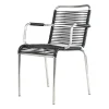 Fauteuil Mya aluminium, Black