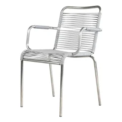 Fauteuil Mya aluminium, Grey