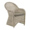 Fauteuil Paulina avec coussin d'assise, Beige-beige