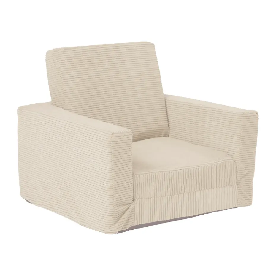 Fauteuil pliable Kid's Base, Blanc naturel