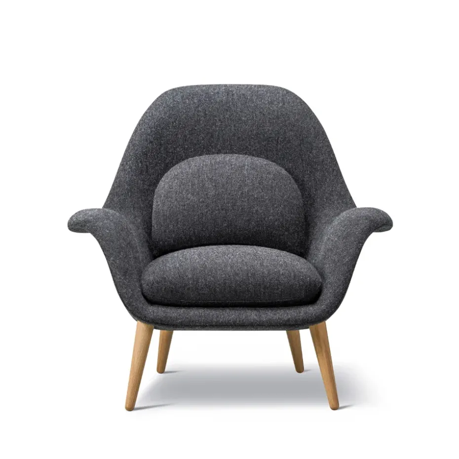 Fauteuil Swoon, Hallingdal 65 180-chêne huilé