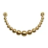 Heurtoir Garden Glory, Brushed brass