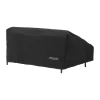 Housse de couverture Settle Outdoor pour canapé 2 places, Black
