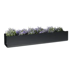 Jardinière Jorda, Noir 100 cm