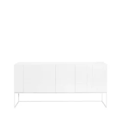 Kilt Light 180 table d'appoint, white, 4 portes