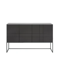 Kilt Light 137 table d'appoint, taupe, 3 portes