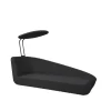 Lit de jour Savannah, Black, gauche