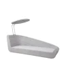 Lit de jour Savannah, White grey, gauche